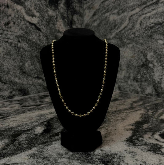 Cadena Ball Chain Dorada